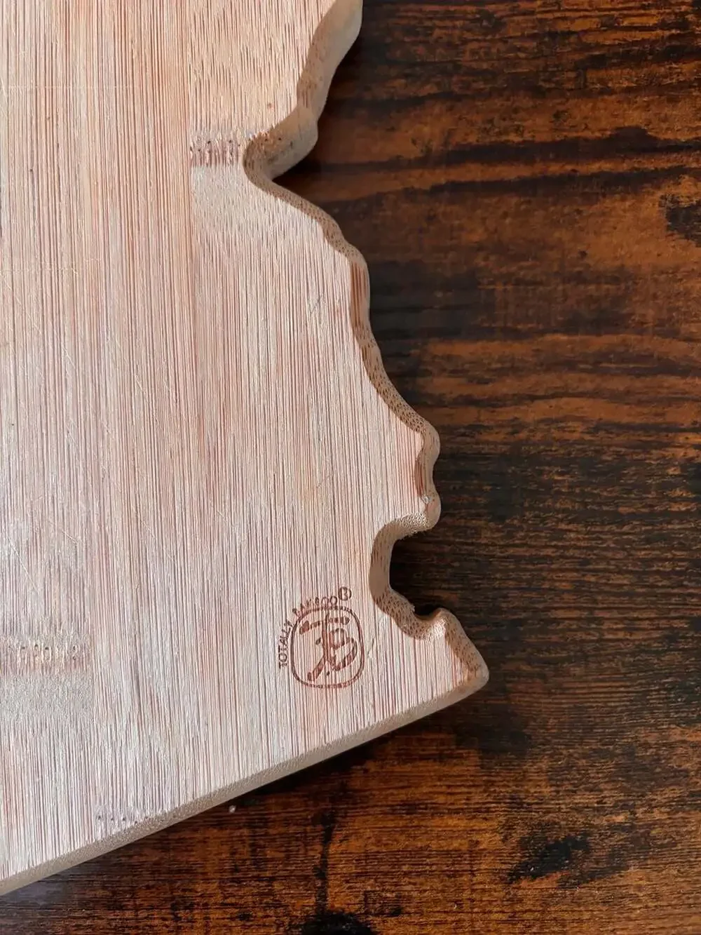 Totally Bamboo Arizona State Shaped Bamboo Serving and Cutting Board